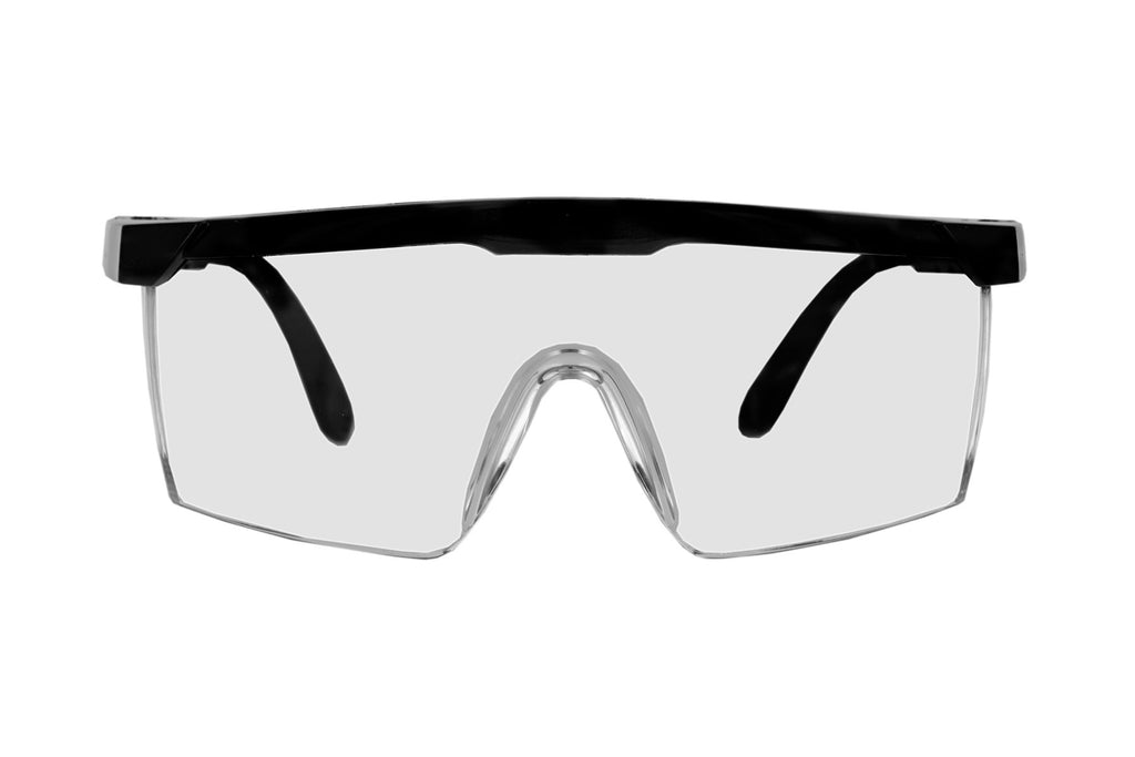 Safety Glasses (Black) - 2 Pairs Per Pack