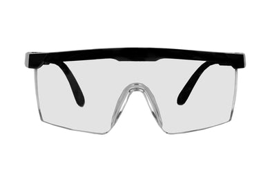 Safety Glasses (Black) - 2 Pairs Per Pack